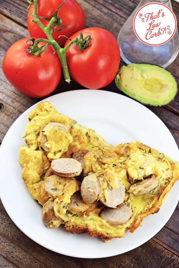 Low Carb Sausage Omelet Recipe