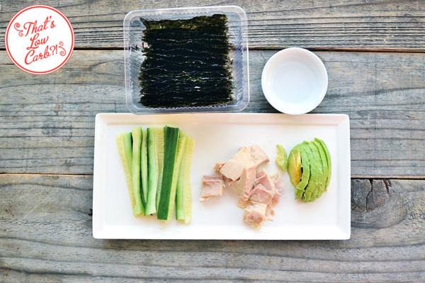 Low Carb Sushi Snack Rolls Recipe