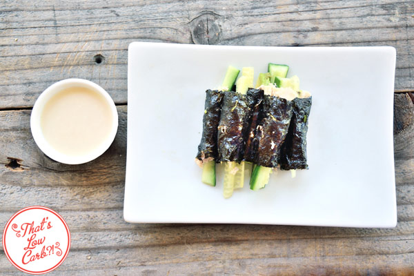 Low Carb Sushi Snack Rolls Recipe