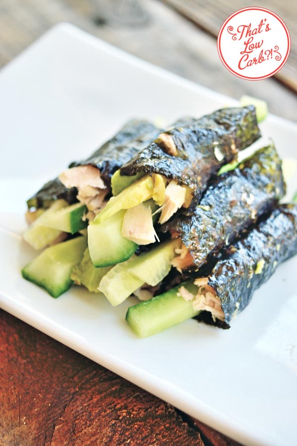 Low Carb Sushi Snack Rolls Recipe