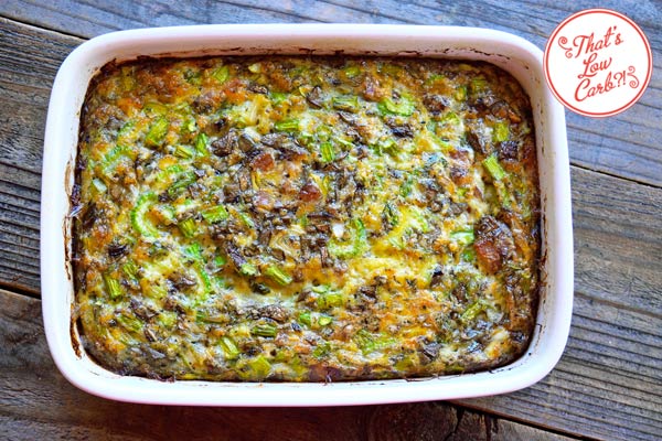 Low Carb Bacon Asparagus Breakfast Casserole Recipe