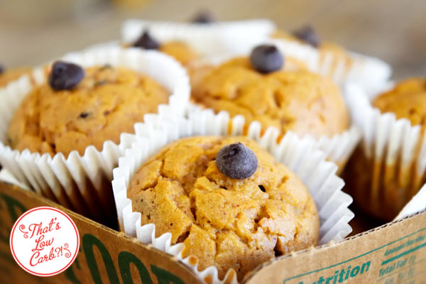 Low Carb Chocolate Chip Peanut Butter Mini Muffins Recipe