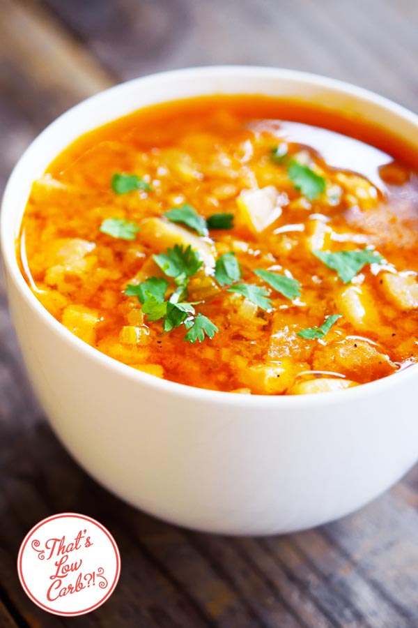 Low Carb Pressure Cooker Risotto Bolognese Soup Recipe