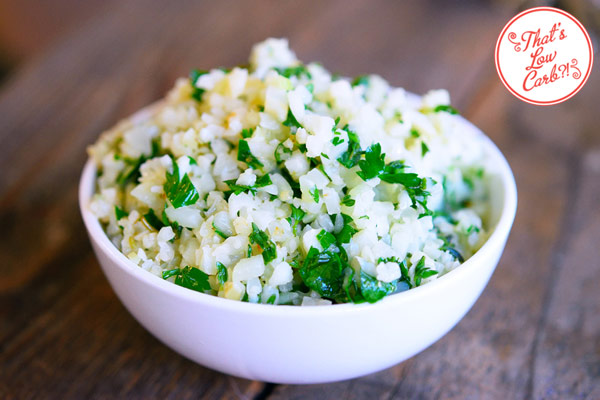 Low Carb Garlic & Herb Cauli-Rice Recipe