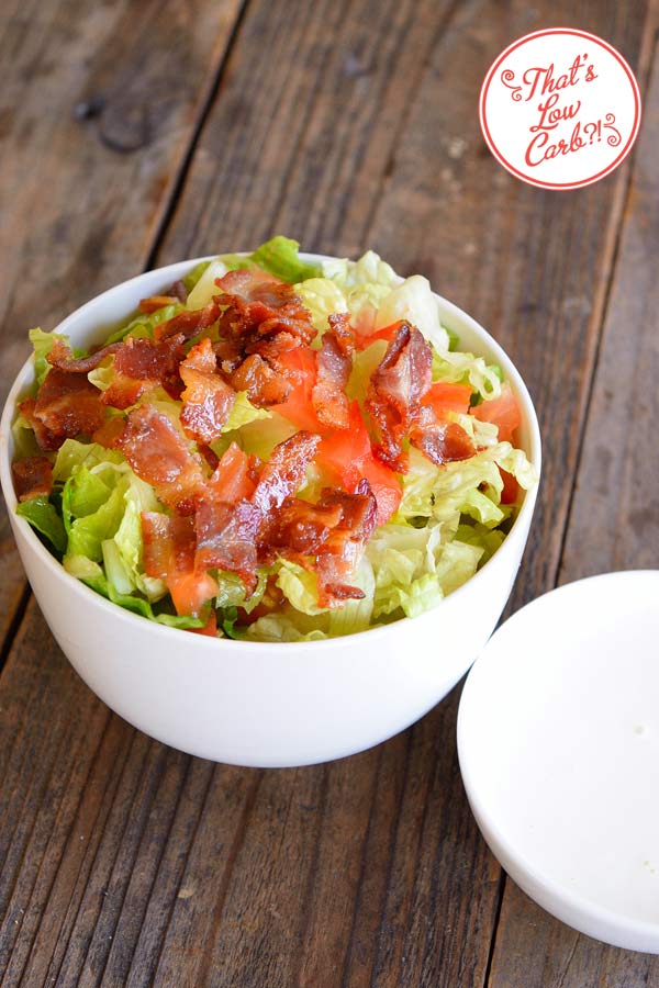 Low Carb (Keto) BLT Salad Recipe