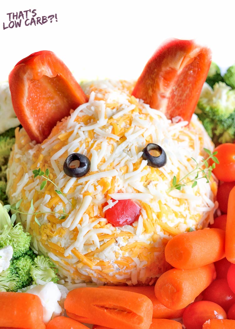 Low Carb Bunny Veggie Dip Recipe