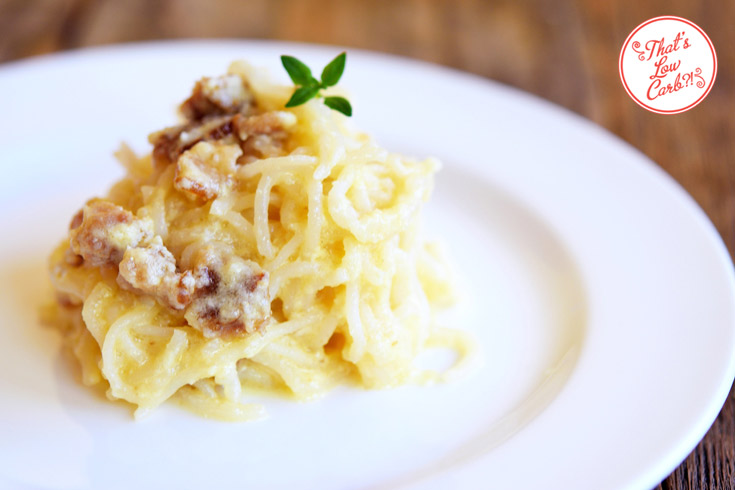 Low Carb Pasta Carbonara Recipe