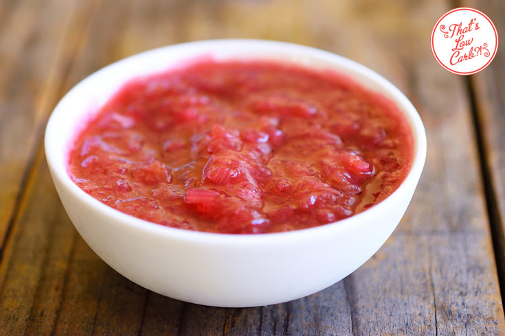 Low Carb Rhubarb Jam Recipe