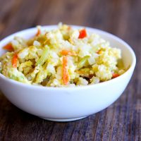 Low Carb Egg Fried (Cauli) Rice Recipe