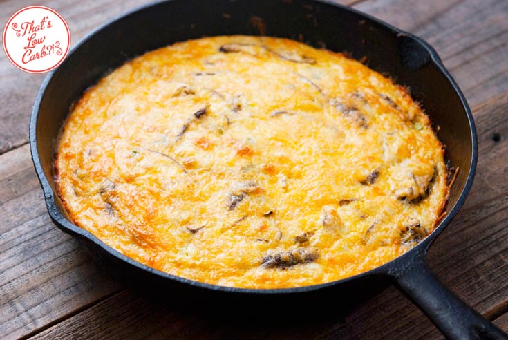 Low Carb Mushroom Asparagus Frittata Recipe