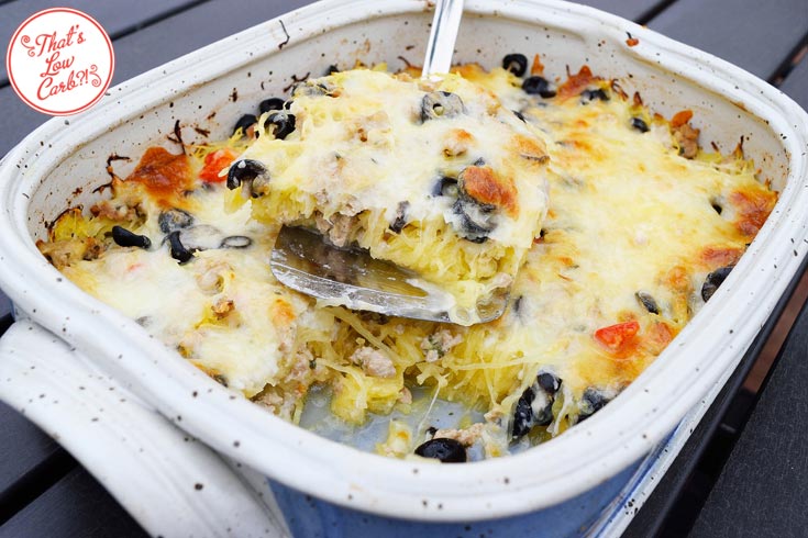 Low Carb Spaghetti Squash Casserole Recipe