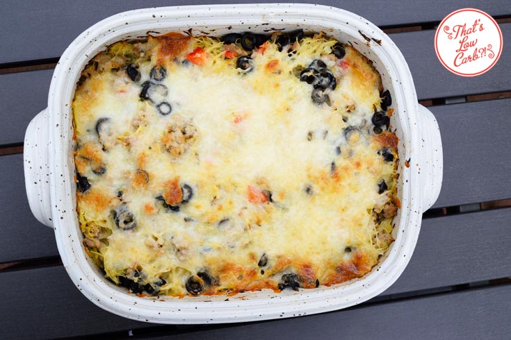 Low Carb Spaghetti Squash Casserole Recipe