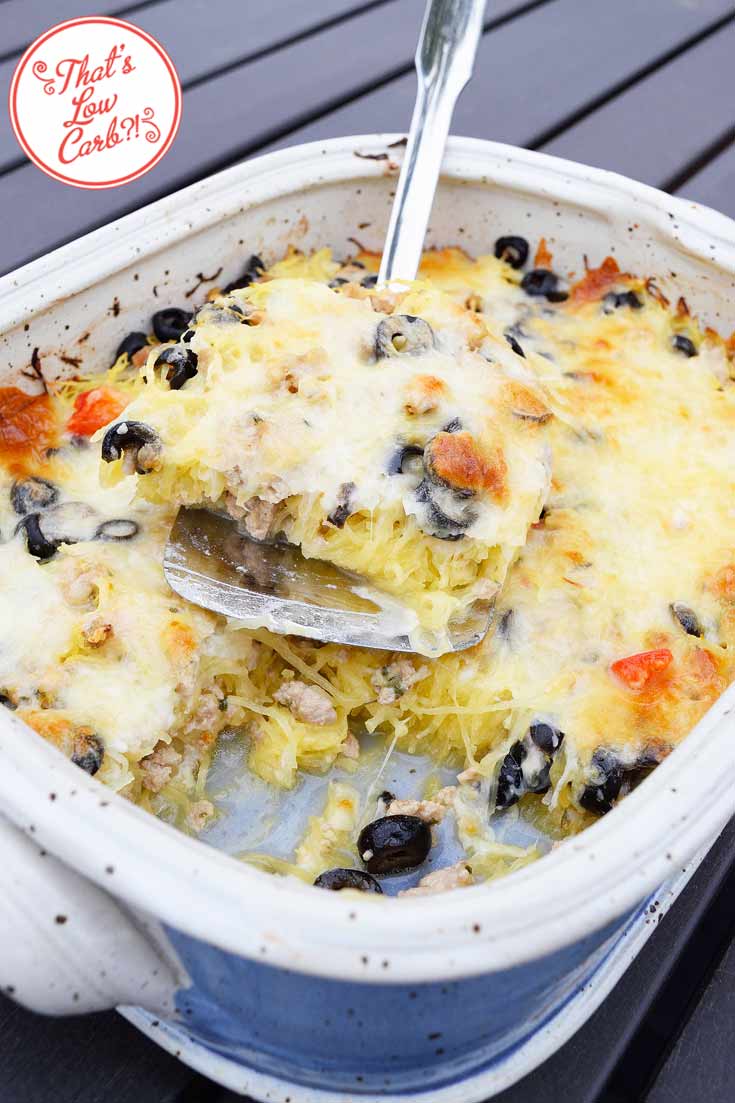 Low Carb Spaghetti Squash Casserole Recipe