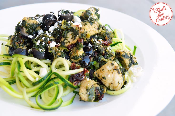 Low Carb Tuscan Chicken Pasta Recipe