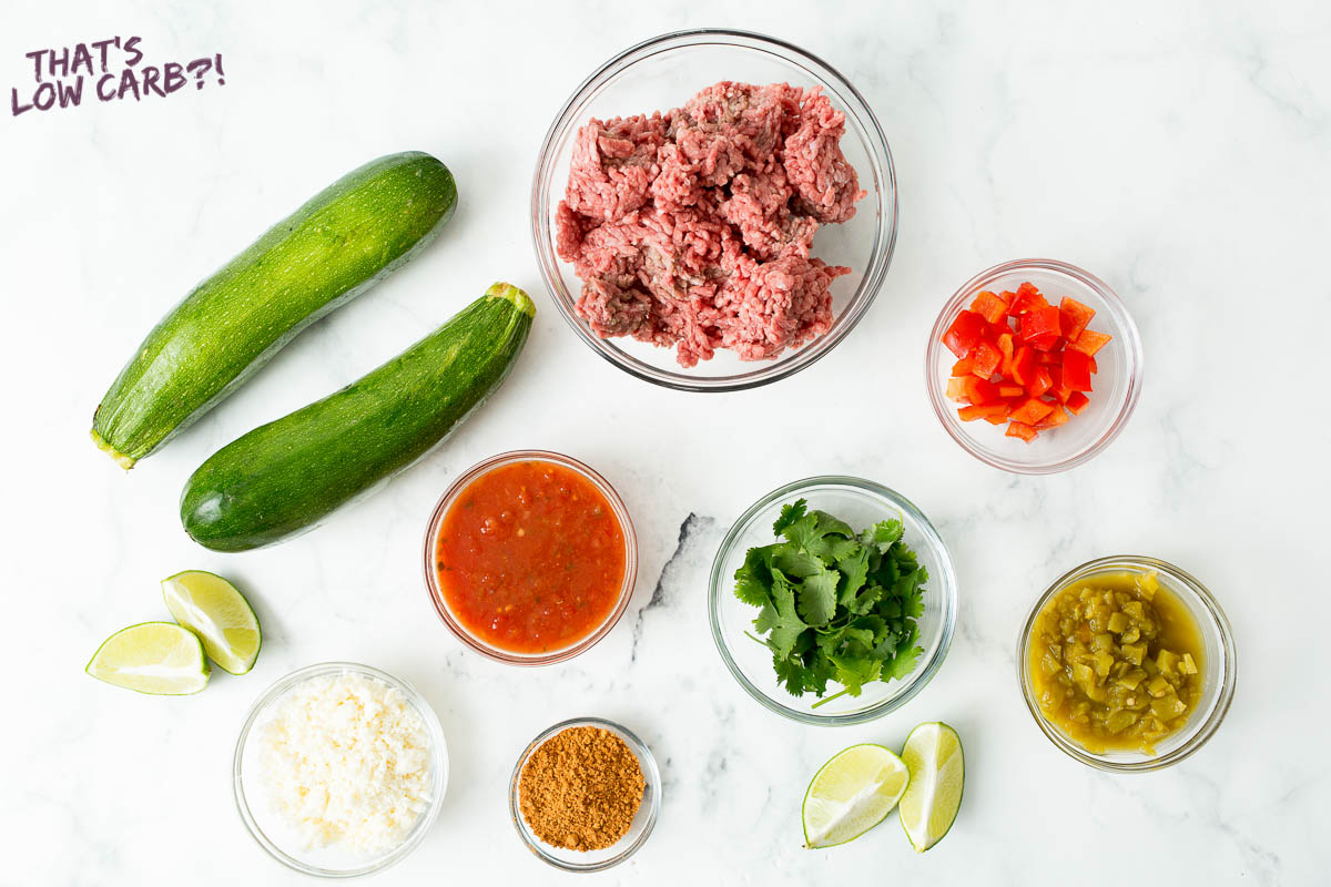 Zucchini Taco Boats