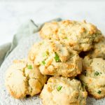 Cheddar Bay Biscuits piled on a plate