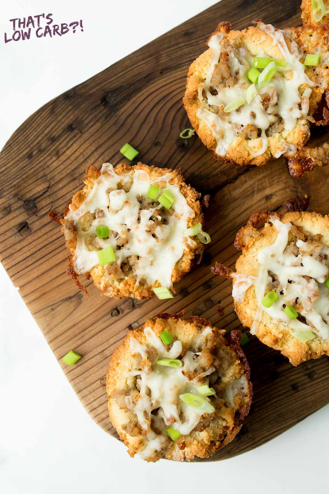 Low Carb Sausage and Cheese Biscuits